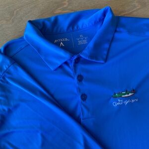 Antigua Blue Men's Polo Shirt